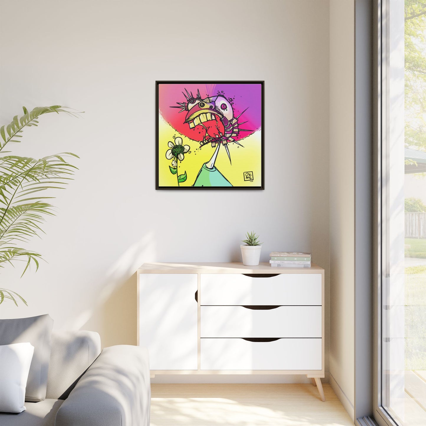 Myah - Gallery Canvas Wrap, Square Frame