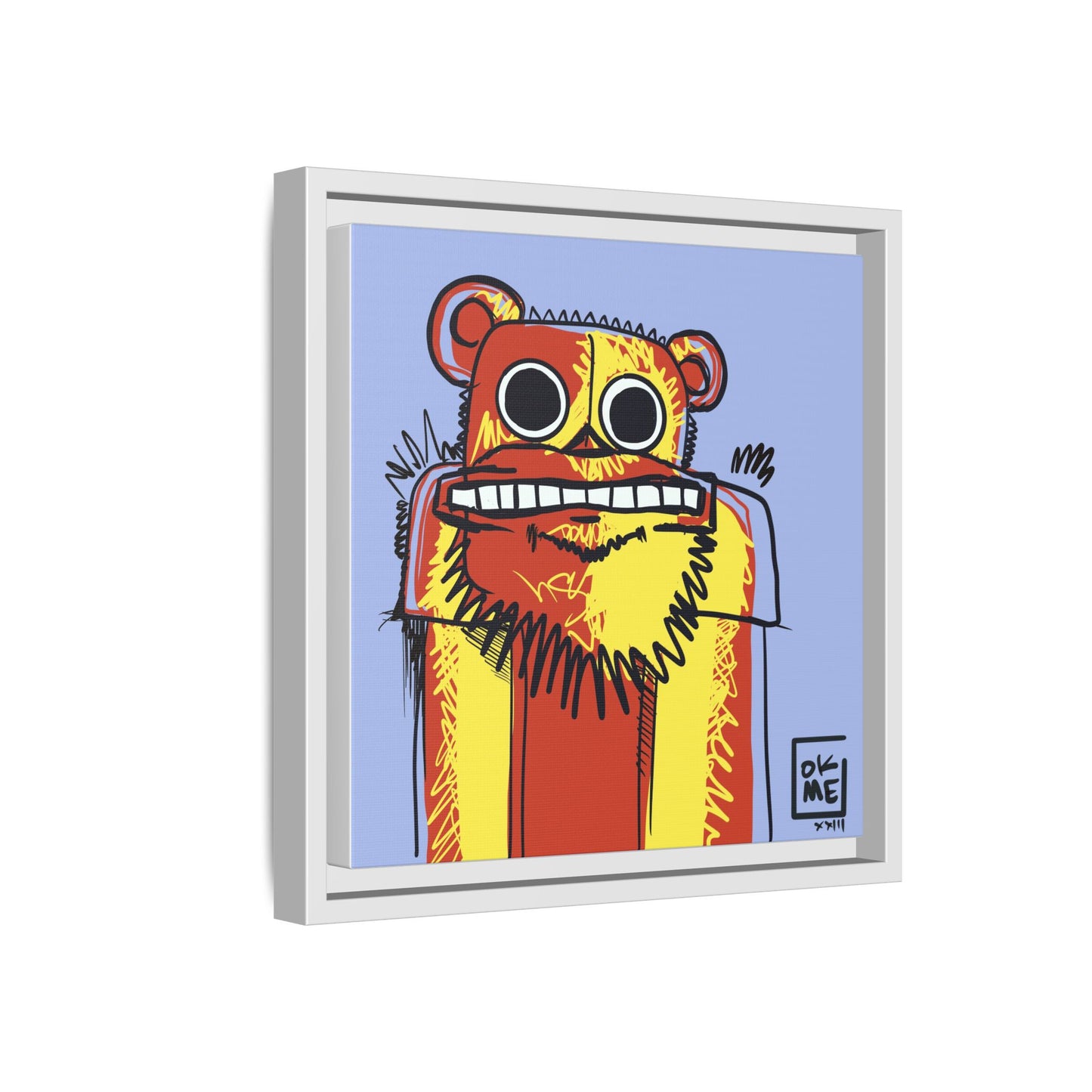 Pupils - Gallery Canvas Wrap, Square Frame