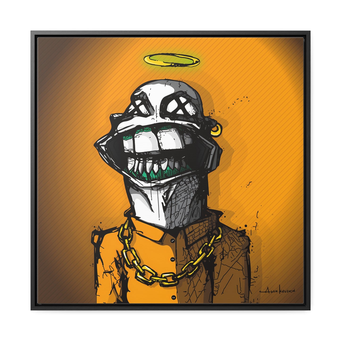 Creep #139 - Gallery Canvas Wraps, Square Frame